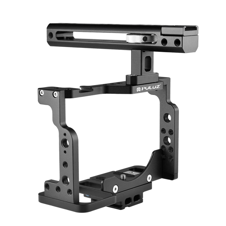 PULUZ Video Camera Cage Filmmaking Rig with Handle for Nikon Z6 / Z7(Black) - Camera Accessories by PULUZ | Online Shopping UK | buy2fix