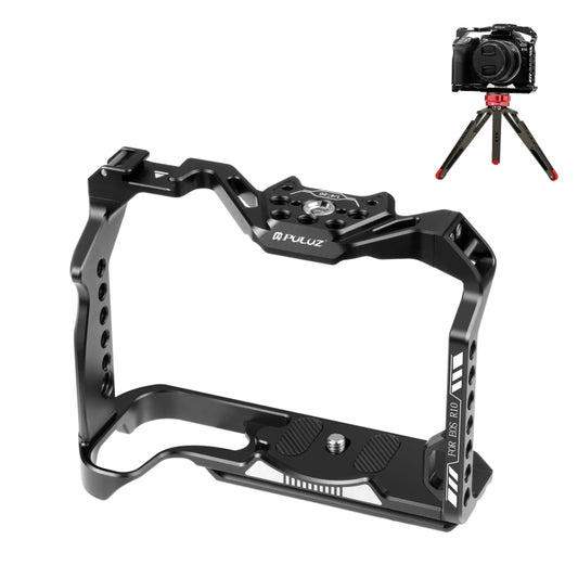 For Canon EOS R10 PULUZ Metal Camera Cage Stabilizer Rig (Black) - Camera Accessories by PULUZ | Online Shopping UK | buy2fix