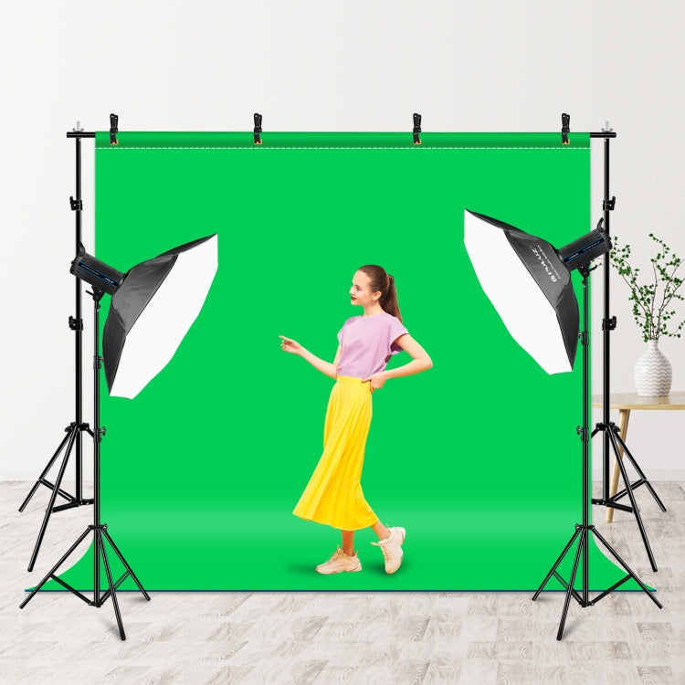 PULUZ 2 x 3m Photo Studio Background Support Stand Backdrop Crossbar Bracket(Black) - Camera Accessories by PULUZ | Online Shopping UK | buy2fix