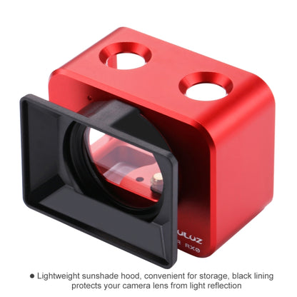 PULUZ for Sony RX0 Aluminum Alloy Protective Cage + 37mm UV Filter Lens + Lens Sunshade with Screws and Screwdrivers(Red) - DJI & GoPro Accessories by PULUZ | Online Shopping UK | buy2fix