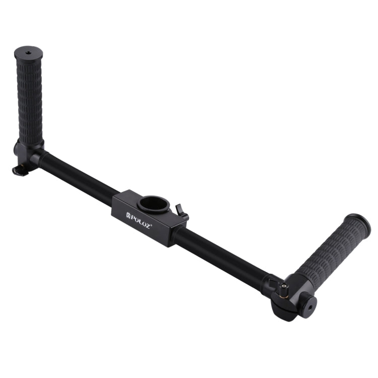 PULUZ Dual Handheld Grip Aluminum Tube Stabilizer - Camera Accessories by PULUZ | Online Shopping UK | buy2fix