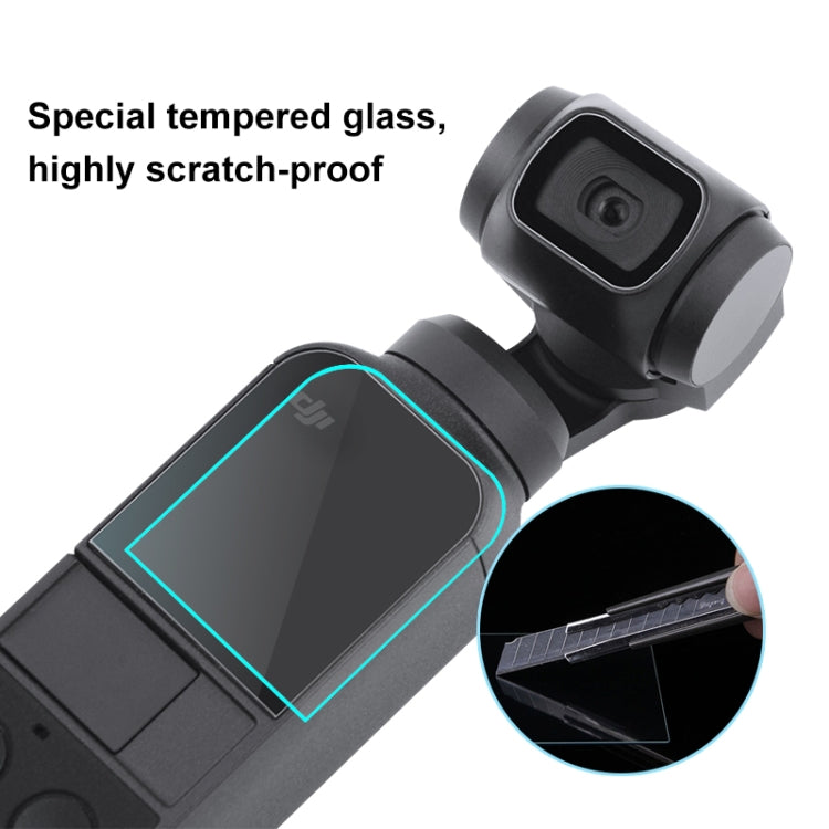 PULUZ 9H 2.5D HD Tempered Glass Lens Protector + Screen Film for DJI OSMO Pocket Gimbal - DJI & GoPro Accessories by PULUZ | Online Shopping UK | buy2fix