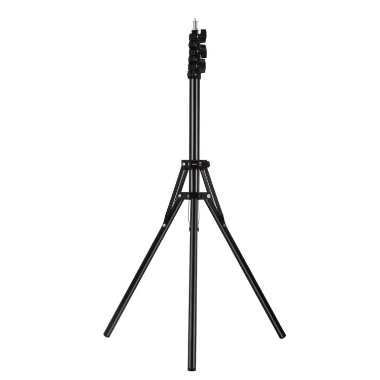 PULUZ Reverse Foldable 4 Sections 1.8m Height Tripod Mount Holder for Vlogging Video Light  Live Broadcast Kits(Black) - Camera Accessories by PULUZ | Online Shopping UK | buy2fix