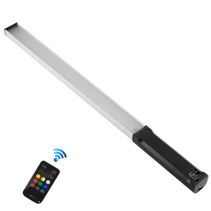 PULUZ RGB Colorful Photo LED Stick Adjustable Color Temperature Handheld LED Fill Light with Remote Control(Black) - Camera Accessories by PULUZ | Online Shopping UK | buy2fix