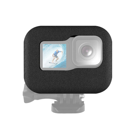 PULUZ for GoPro Hero11 Black / HERO10 Black / HERO9 Black Foam Windshield Housing Case(Black) - DJI & GoPro Accessories by PULUZ | Online Shopping UK | buy2fix