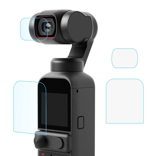 PULUZ 9H 2.5D HD Tempered Glass Lens Protector + Screen Film for DJI OSMO Pocket 2 - DJI & GoPro Accessories by PULUZ | Online Shopping UK | buy2fix
