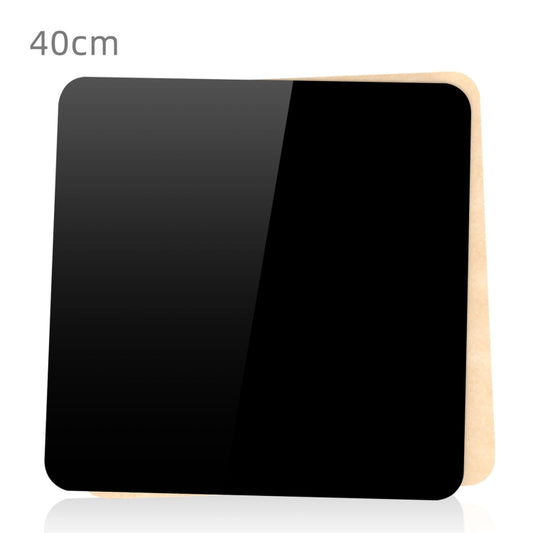 PULUZ 40cm Photography Acrylic Reflective Display Table Background Board(Black) - Camera Accessories by PULUZ | Online Shopping UK | buy2fix