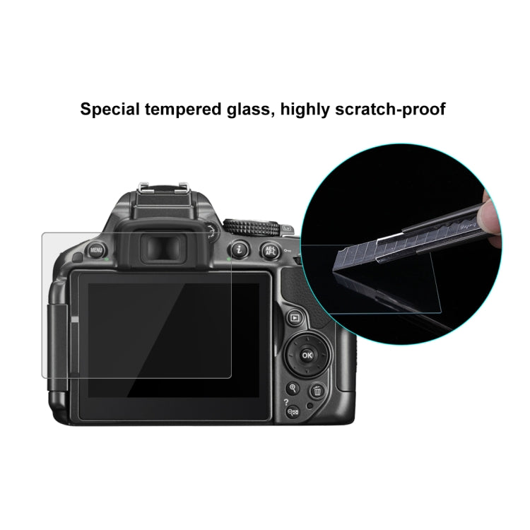 PULUZ 2.5D 9H Tempered Glass Film for Nikon D5300, Compatible with Nikon D5300 / D5500 / D5600, Pentax K-1 /K-1markii - Camera Accessories by PULUZ | Online Shopping UK | buy2fix