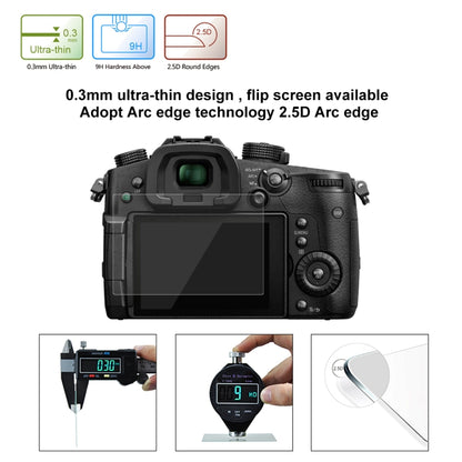 PULUZ 2.5D 9H Tempered Glass Film for Panasonic GH5, Compatible with Canon EOS M3 / M5 / M10 - Camera Accessories by PULUZ | Online Shopping UK | buy2fix