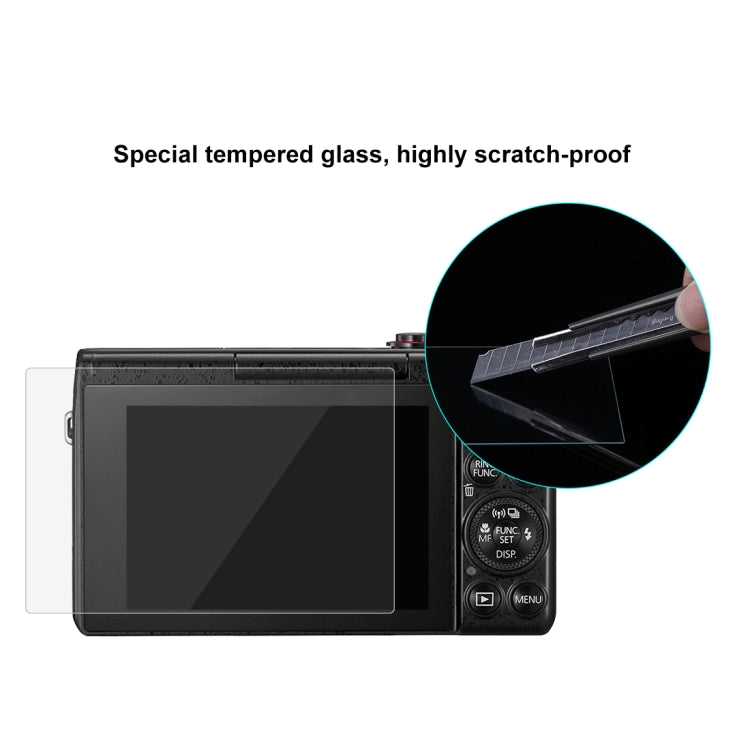 PULUZ 2.5D 9H Tempered Glass Film for Canon G7X, Compatible with Canon G3X / G9X / G5X / G7XII / G9XII / G1X Mark III / M6 / M100 / M50 / EOS RP / M6 Mark II - Camera Accessories by PULUZ | Online Shopping UK | buy2fix