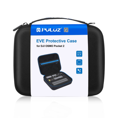 PULUZ Waterproof Carrying and Travel EVA Case for DJI OSMO Pocket 2, Size: 23x18x7cm(Black) - DJI & GoPro Accessories by PULUZ | Online Shopping UK | buy2fix