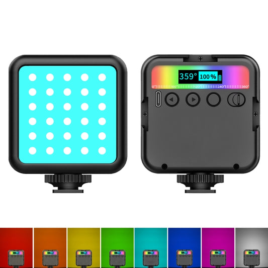 PULUZ Pocket 2500-9000K+RGB Full Color Beauty Fill Light Handheld Camera Photography LED Light (Black) - Camera Accessories by PULUZ | Online Shopping UK | buy2fix