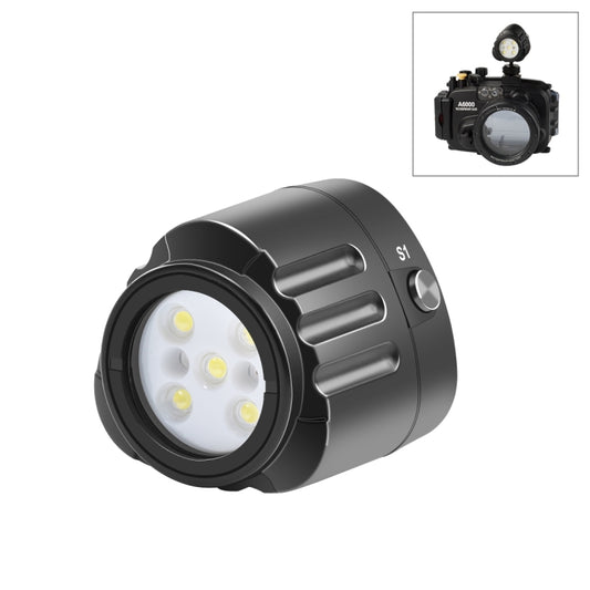 PULUZ 40m Underwater LED Photography Fill Light 1000LM 3.7V/1100mAh Diving Light for GoPro Hero11 Black / HERO10 Black / HERO9 Black /HERO8 / HERO7 /6 /5 /5 Session /4 Session /4 /3+ /3 /2 /1, Insta36 ... R, DJI Osmo Action and Other Action Cameras(Black) - DJI & GoPro Accessories by PULUZ | Online Shopping UK | buy2fix