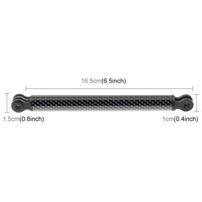 PULUZ 165mm Aluminum Alloy Carbon Fiber Floating Buoyancy Selfie-stick Extension Arm Rods for GoPro Hero11 Black / HERO10 Black / HERO9 Black /HERO8 / HERO7 /6 /5 /5 Session /4 Session /4 /3+ /3 /2 /1 ... 60 ONE R, DJI Osmo Action and Other Action Cameras - DJI & GoPro Accessories by PULUZ | Online Shopping UK | buy2fix