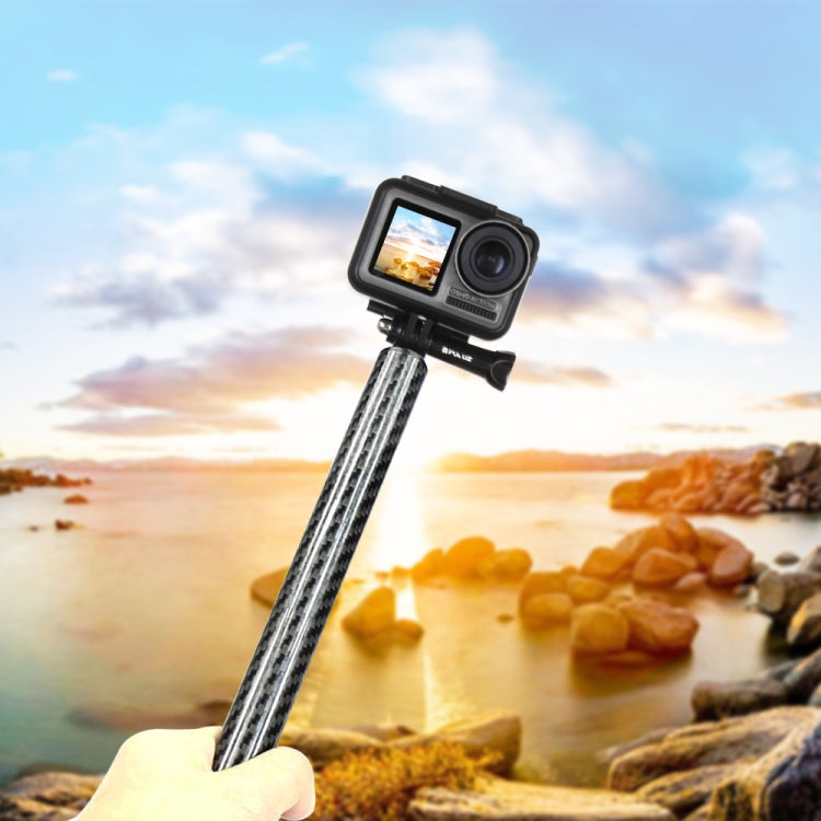 PULUZ 275mm Aluminum Alloy Carbon Fiber Floating Buoyancy Selfie-stick Extension Arm Rods for GoPro Hero11 Black / HERO10 Black / HERO9 Black /HERO8 / HERO7 /6 /5 /5 Session /4 Session /4 /3+ /3 /2 /1 ... 60 ONE R, DJI Osmo Action and Other Action Cameras - DJI & GoPro Accessories by PULUZ | Online Shopping UK | buy2fix