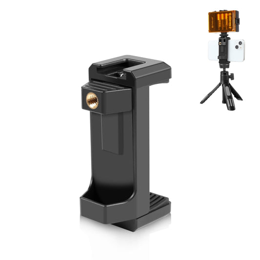 PULUZ Back Press Adjustment Phone Clamp ABS Bracket with Cold Shoe - Desktop Holder by PULUZ | Online Shopping UK | buy2fix