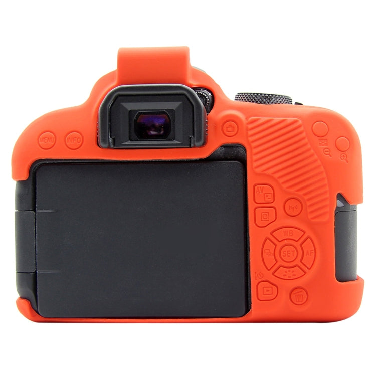 PULUZ Soft Silicone Protective Case for Canon EOS 800D(Red) - Camera Accessories by PULUZ | Online Shopping UK | buy2fix