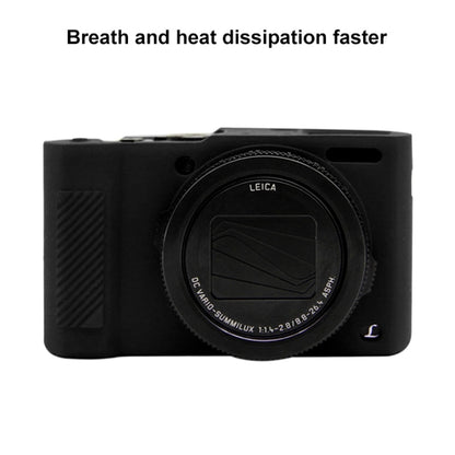 PULUZ Soft Silicone Protective Case for Panasonic Lumix  LX10(Black) - Camera Accessories by buy2fix | Online Shopping UK | buy2fix