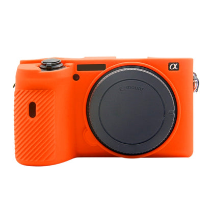 PULUZ Soft Silicone Protective Case for Sony A6600 / ILCE-6600 (Orange) - Camera Accessories by buy2fix | Online Shopping UK | buy2fix