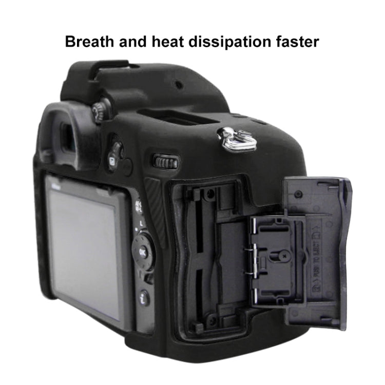 PULUZ Soft Silicone Protective Case for Nikon D780 (Black) - Camera Accessories by PULUZ | Online Shopping UK | buy2fix