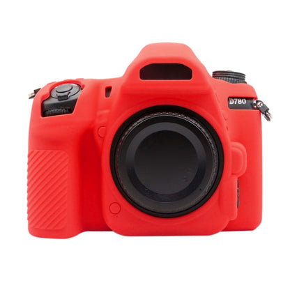 PULUZ Soft Silicone Protective Case for Nikon D780(Red) - Camera Accessories by PULUZ | Online Shopping UK | buy2fix