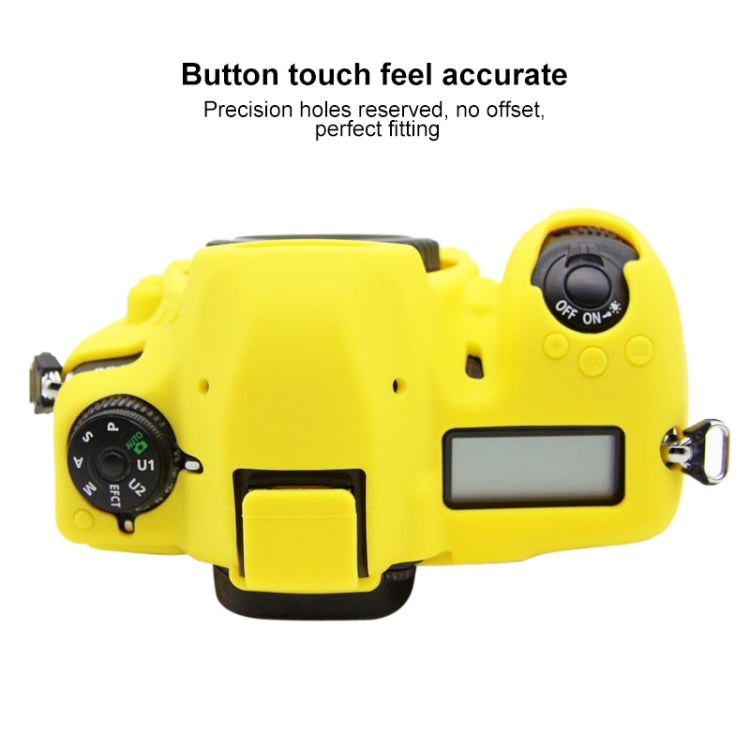 PULUZ Soft Silicone Protective Case for Nikon D780(Yellow) - Camera Accessories by PULUZ | Online Shopping UK | buy2fix