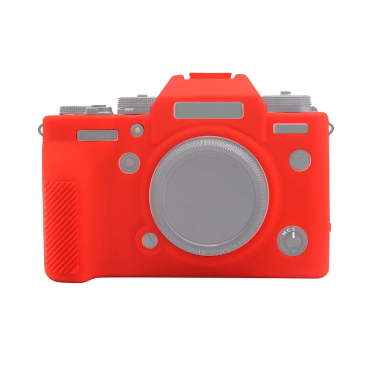 PULUZ Soft Silicone Protective Case for Fujifilm X-T4(Red) - Camera Accessories by PULUZ | Online Shopping UK | buy2fix