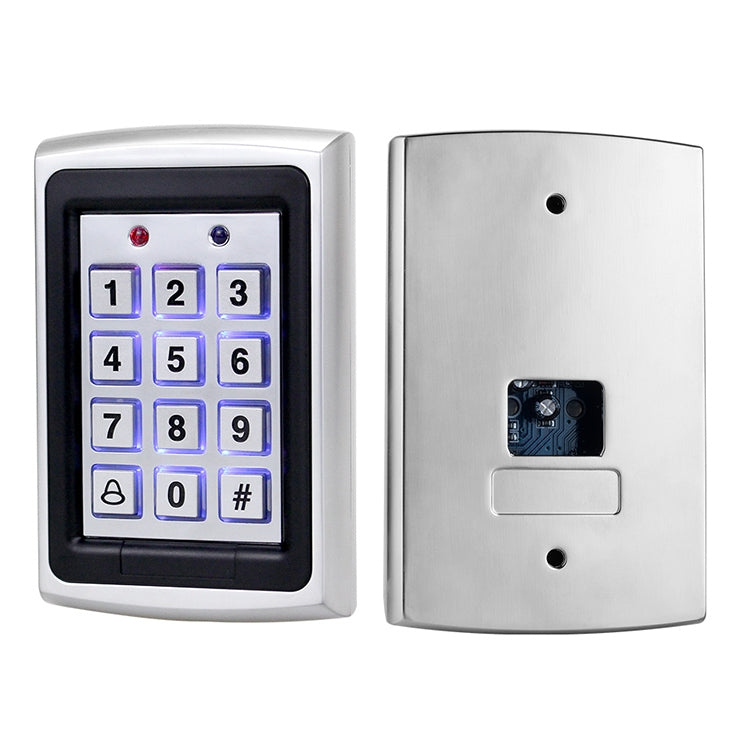 Standalone Keypad Access Control System (7612)(Silver) - Security by buy2fix | Online Shopping UK | buy2fix