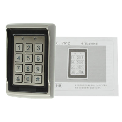 Stainless Steel Stand-Alone Single Door Access Controller with Keypad, Support EM Card Reader (AK106) - Security by buy2fix | Online Shopping UK | buy2fix