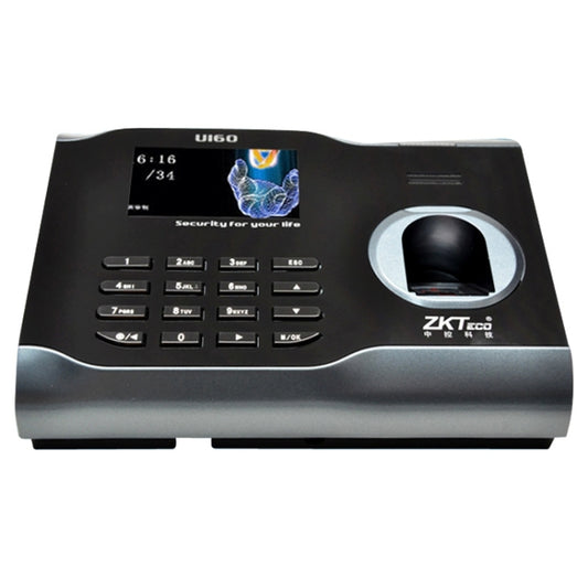 U160 3.0 inch Color Screen ZK Software Fingerprint Time Attendance with TCP/IP, USB Communication Office Time Attendance Clock - Security by buy2fix | Online Shopping UK | buy2fix