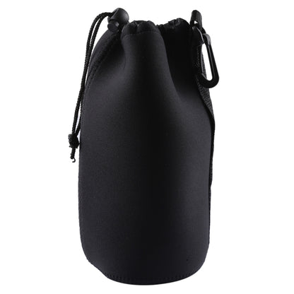 Neoprene SLR Camera Lens Carrying Bag Pouch Bag with Carabiner, Size: 10x22cm(Black) - Camera Accessories by buy2fix | Online Shopping UK | buy2fix