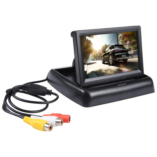 4.3 inch TFT-LCD Color Foldable Car Monitor, Type: PAL/NTSC - Car Monitor by buy2fix | Online Shopping UK | buy2fix