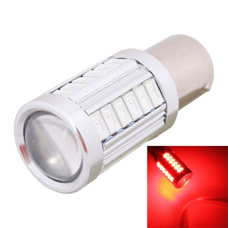 2PCS 1156/BA15S 16.5W 1155LM 630-660nm 33 LED SMD 5630 Red Light Car Brake Light Lamp Bulb for Vehicles , DC12V(Red Light) - In Car by buy2fix | Online Shopping UK | buy2fix