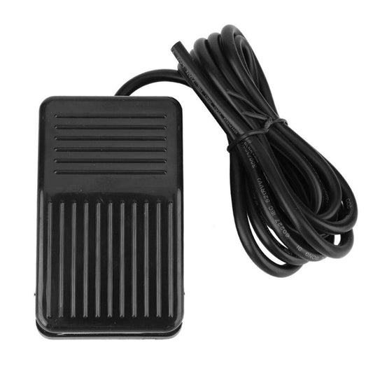 TFS-01 AC 250V 10A Anti-slip Plastic Case Foot Control Pedal Switch, Cable Length: 1m(Black) - Security by buy2fix | Online Shopping UK | buy2fix
