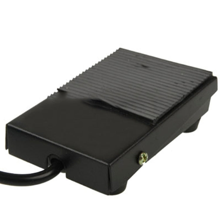 TFS-1 AC 250V 10A Anti-slip Plastic Case Foot Control Pedal Switch, Cable Length: 1m(Black) - Security by buy2fix | Online Shopping UK | buy2fix