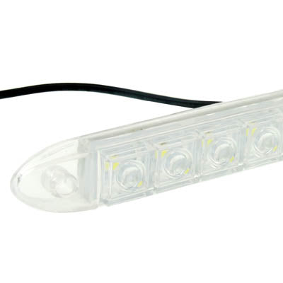 Car Waterproof White 2 x 12 LED DRL Daytime Running Lights, DC 12V - In Car by buy2fix | Online Shopping UK | buy2fix