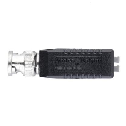 2 PCS CCTV Twisted BNC Single Channel Passive Video Balun Transceiver(Black) - Security by buy2fix | Online Shopping UK | buy2fix