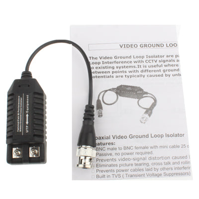 Twisted Pair Hi-performance Video Ground Loop Isolator - Security by buy2fix | Online Shopping UK | buy2fix