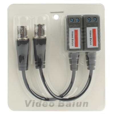 2 PCS 1 Channel Passive Video Transceiver - Security by buy2fix | Online Shopping UK | buy2fix