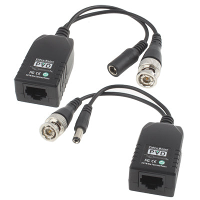 1-CH Passive Power & Video Balun Connector - Security by buy2fix | Online Shopping UK | buy2fix