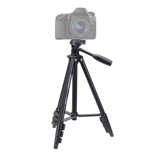 YUNTENG VCT-681 138cm SLR / Micro-SLR / Digital Cameras Tripod Stand, 4-Section Folding Aluminum Legs, Suitable for Canon / Nikon / Panasonic / Pentax / Casio / Sony / Fuji (Load Capacity: 3kg) - Camera Accessories by buy2fix | Online Shopping UK | buy2fix