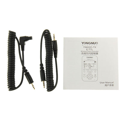 YONGNUO YN622C-KIT E-TTL Wireless Flash Trigger Controller + Transceiver Kit for Canon Camera - Camera Accessories by YONGNUO | Online Shopping UK | buy2fix