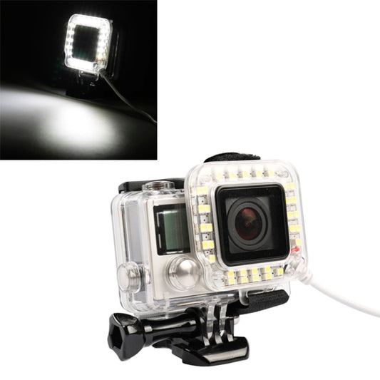 USB Lens Ring LED Flash Light Shooting Night for GoPro HERO4 / 3+ - DJI & GoPro Accessories by buy2fix | Online Shopping UK | buy2fix