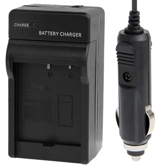 Digital Camera Battery Car Charger for Casio NP-130(Black) - Camera Accessories by buy2fix | Online Shopping UK | buy2fix