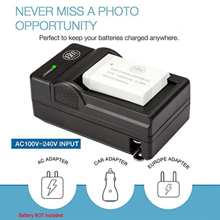Digital Camera Battery Charger for Panasonic V610/V620/V14/V26(Black) - Camera Accessories by buy2fix | Online Shopping UK | buy2fix