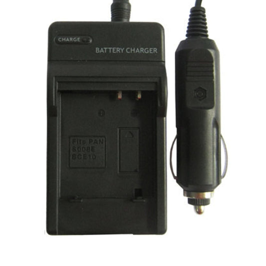 Digital Camera Battery Charger for Panasonic DMW BCE10E/S008E/S26(Black) - Battery Car Charger by buy2fix | Online Shopping UK | buy2fix