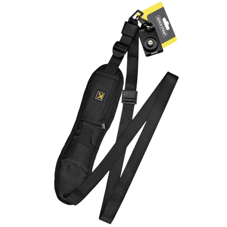 Safe & Fast Quick Rapid Camera Single Sling Strap(Black) - Camera Accessories by buy2fix | Online Shopping UK | buy2fix