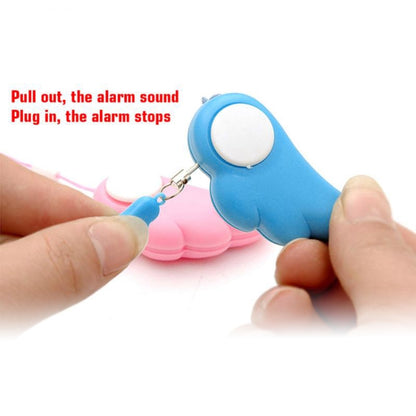 Angel Wing Anti-rape Device Personal Alarm, Self-defense Defend Wolf, Mini Alarm with 90dB Alarm Sound for Girl and Kids (Blue) - Security by buy2fix | Online Shopping UK | buy2fix