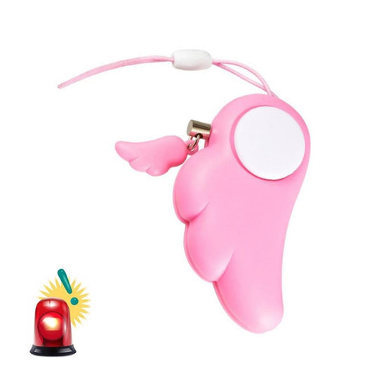 Angel Wing Anti-rape Device Personal Alarm, Self-defense Defend Wolf, Mini Alarm with 90dB Alarm Sound for Girl and Kids(Pink) - Security by buy2fix | Online Shopping UK | buy2fix