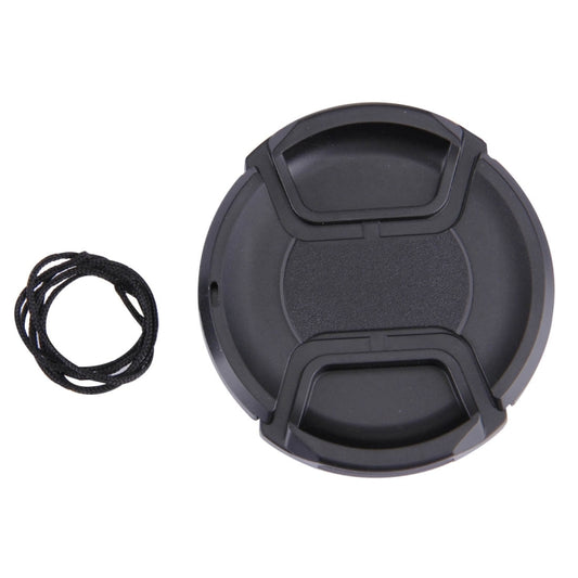 67mm Center Pinch Camera Lens Cap(Black) - Camera Accessories by buy2fix | Online Shopping UK | buy2fix